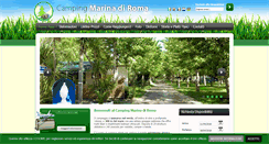 Desktop Screenshot of campingmarinadiroma.it